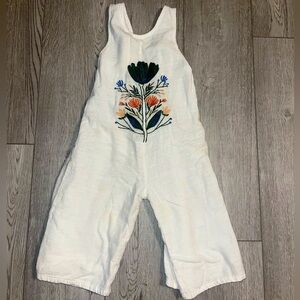 Tuchinda Embroidered Linen Romper